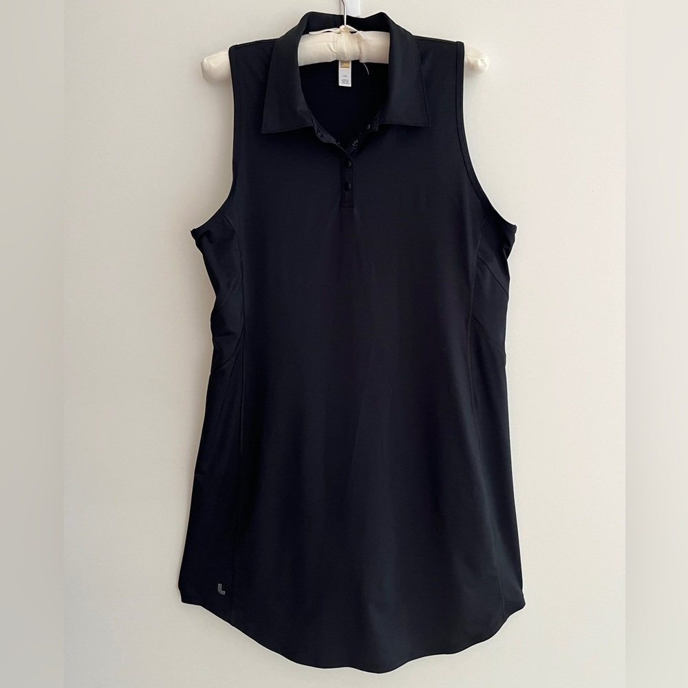 LOLE Sleeveless Polo Athleisure Jersey Dress A Line Travel Resortwear Cruise